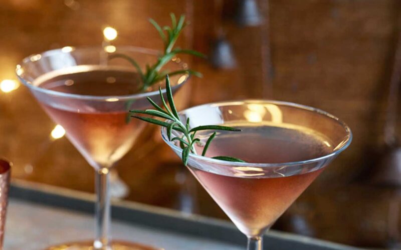 Cómo preparar Martini navideño