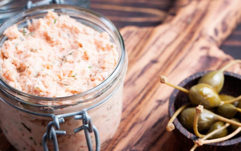 Receta: Paté de salmón ahumado
