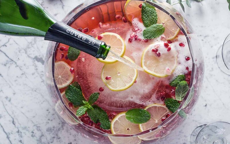 Receta: Ponche de champán