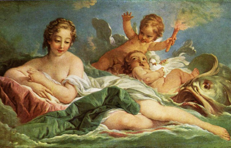 Cómo se representa el arte Rococó en la figura humana