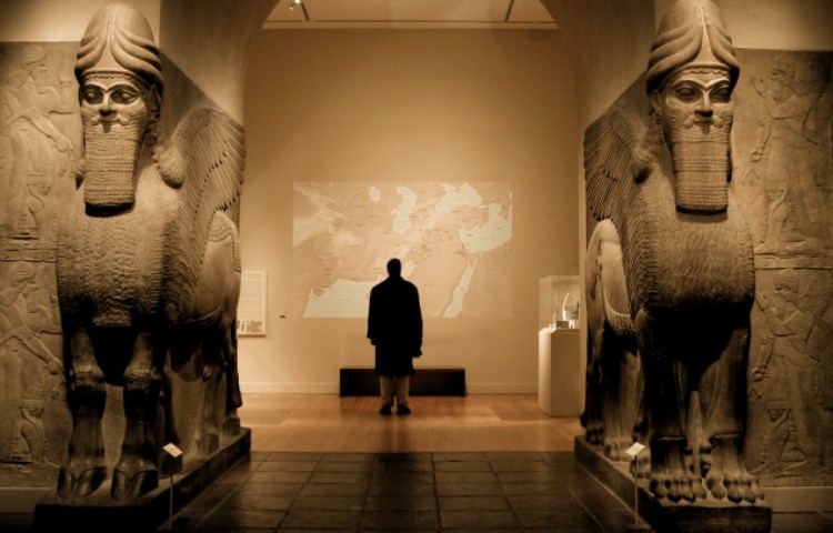 Cómo es la escultura de Mesopotamia